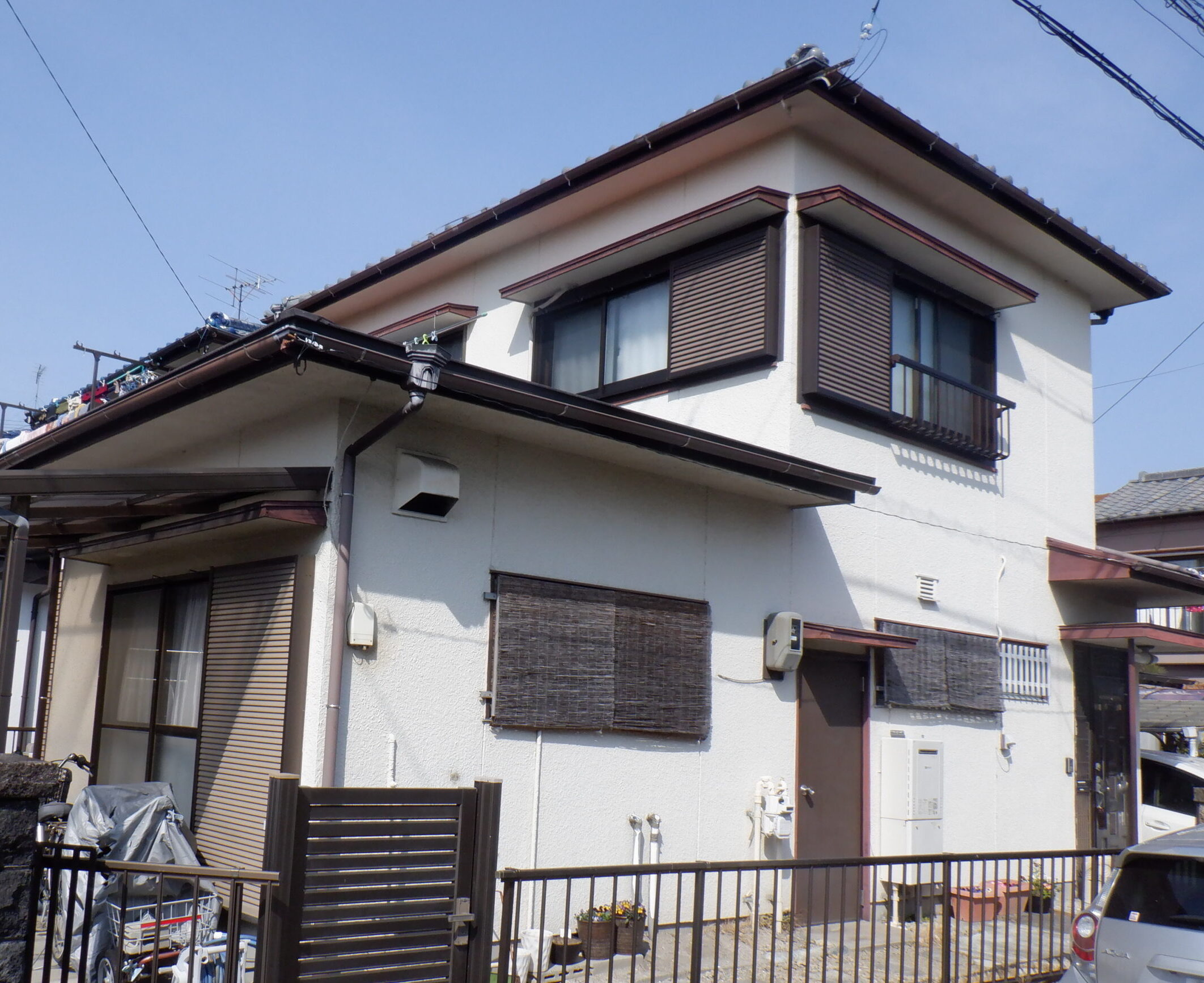 外壁塗装 あま市 W様邸|稲沢市の屋根塗装・外壁塗装フォーグッドBefore画像