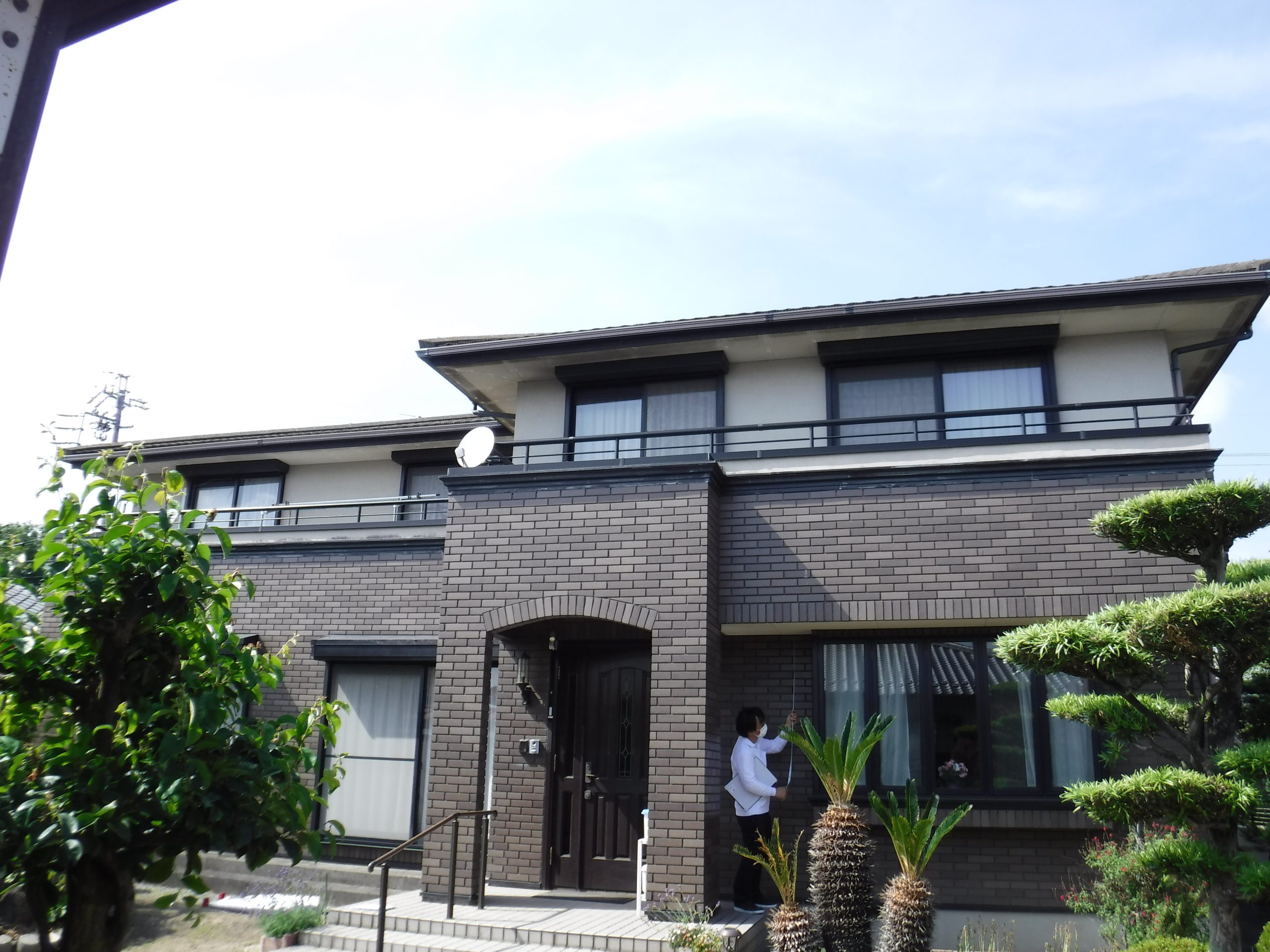 稲沢市 外壁塗装、屋根塗装 K様邸 |愛知県稲沢市、一宮市、清須市の外壁塗装・屋根塗装専門店フォーグッドBefore画像
