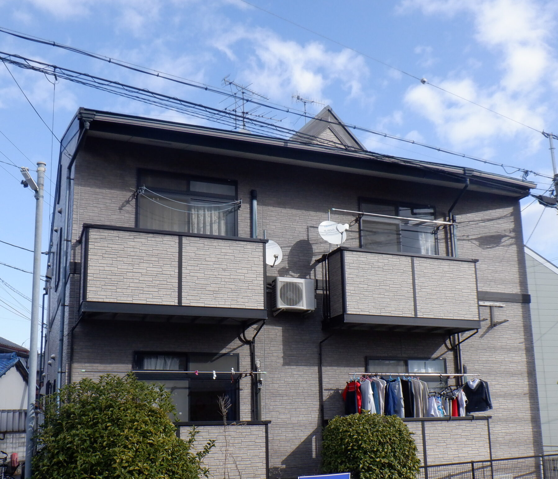 屋根・外壁塗装　大治町　アパート｜稲沢市の屋根塗装・外壁塗装フォーグッドBefore画像