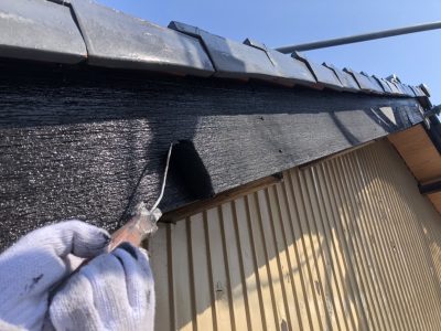 軒天貼替工事 破風塗装 稲沢市 M様邸|稲沢市の屋根塗装・外壁塗装フォーグッド | その他