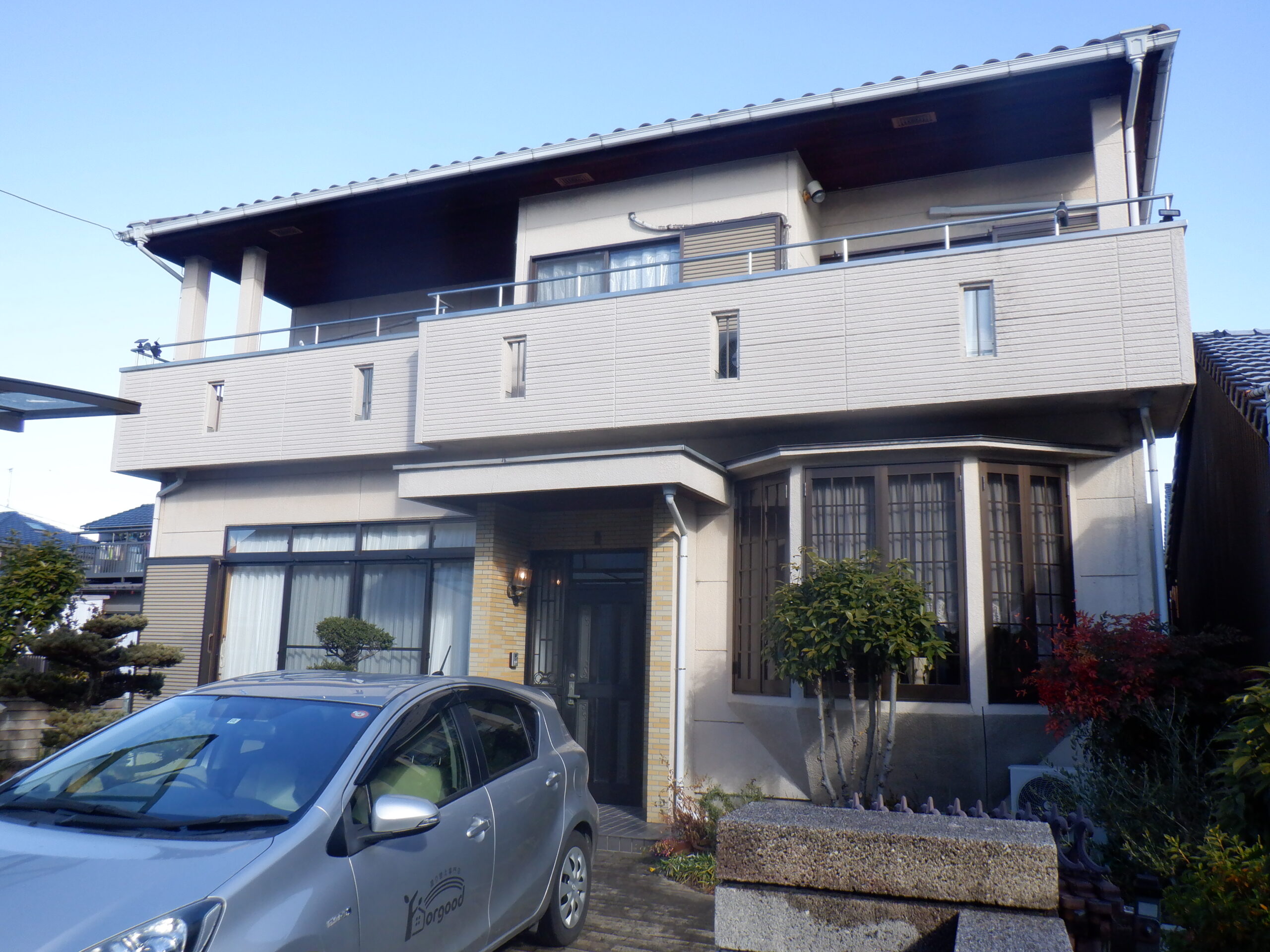 外壁塗装 一宮市 K様邸|稲沢市の屋根塗装・外壁塗装フォーグッドBefore画像