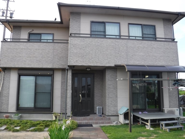 稲沢市 外壁塗装 K様邸|稲沢市の屋根塗装:外壁塗装のフォーグッドBefore画像
