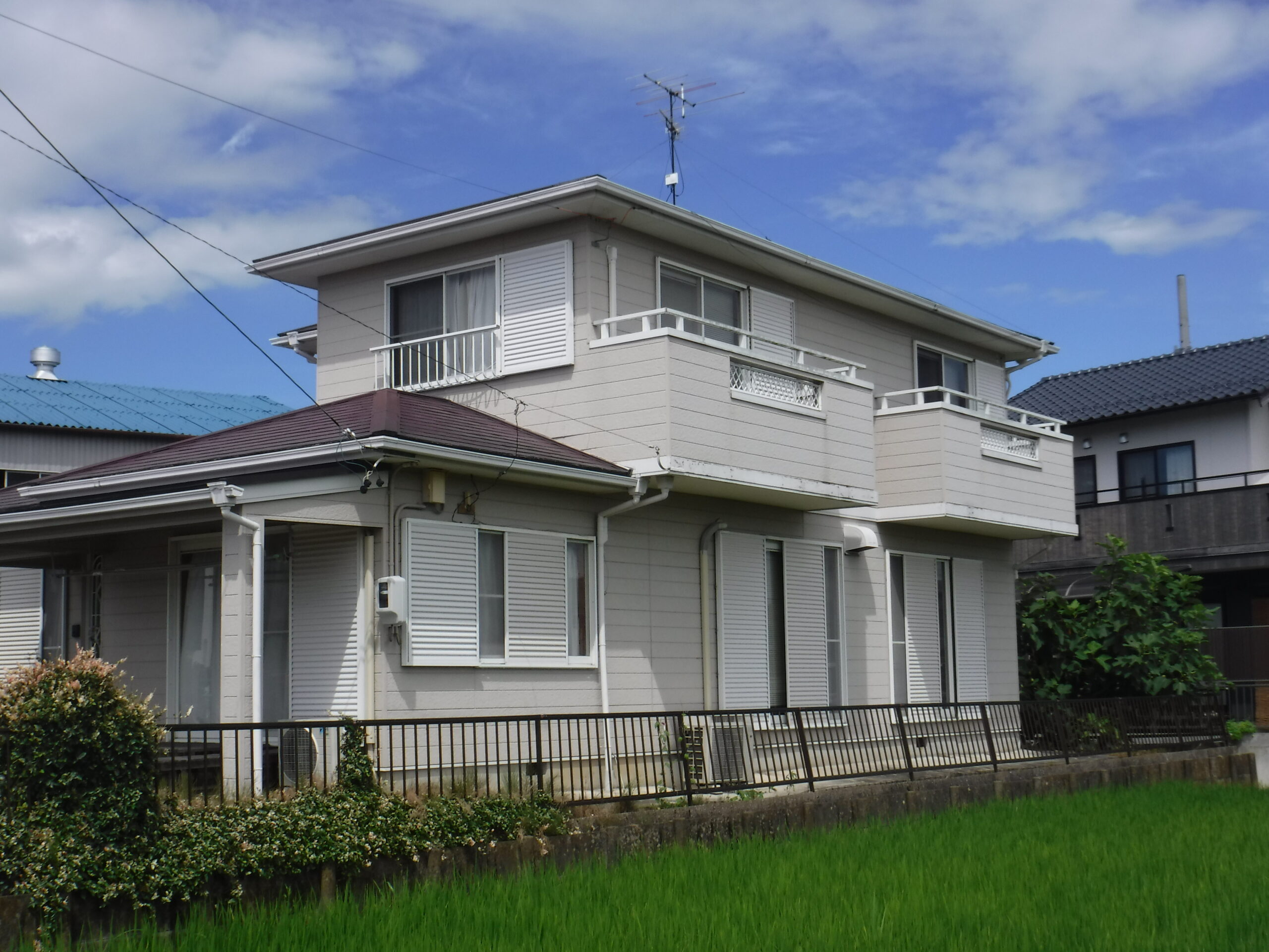 外壁塗装 稲沢市 T様邸|稲沢市の屋根塗装・外壁塗装フォーグッドBefore画像