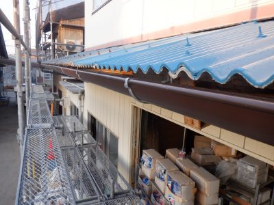軒天貼替工事 破風塗装 稲沢市 M様邸|稲沢市の屋根塗装・外壁塗装フォーグッド | その他
