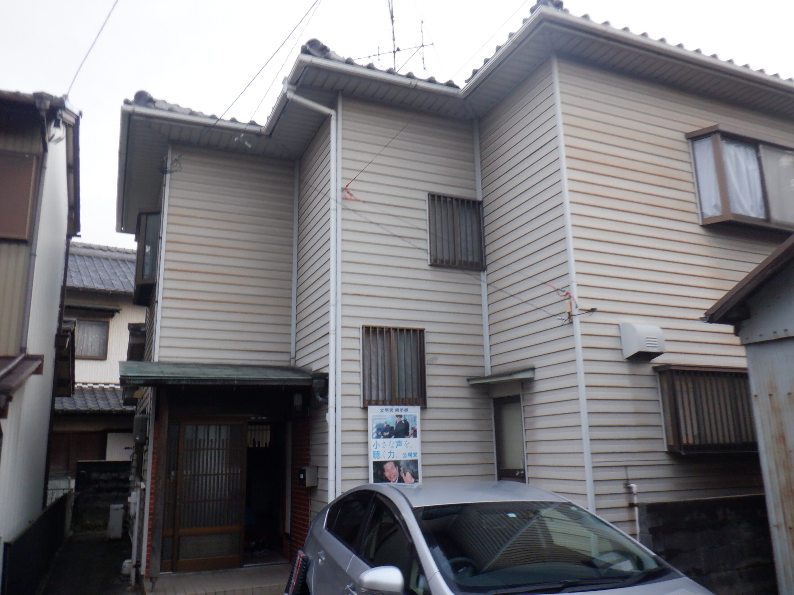 清須市 外壁塗装 U様邸|稲沢市の屋根塗装・外壁塗装フォーグッドBefore画像