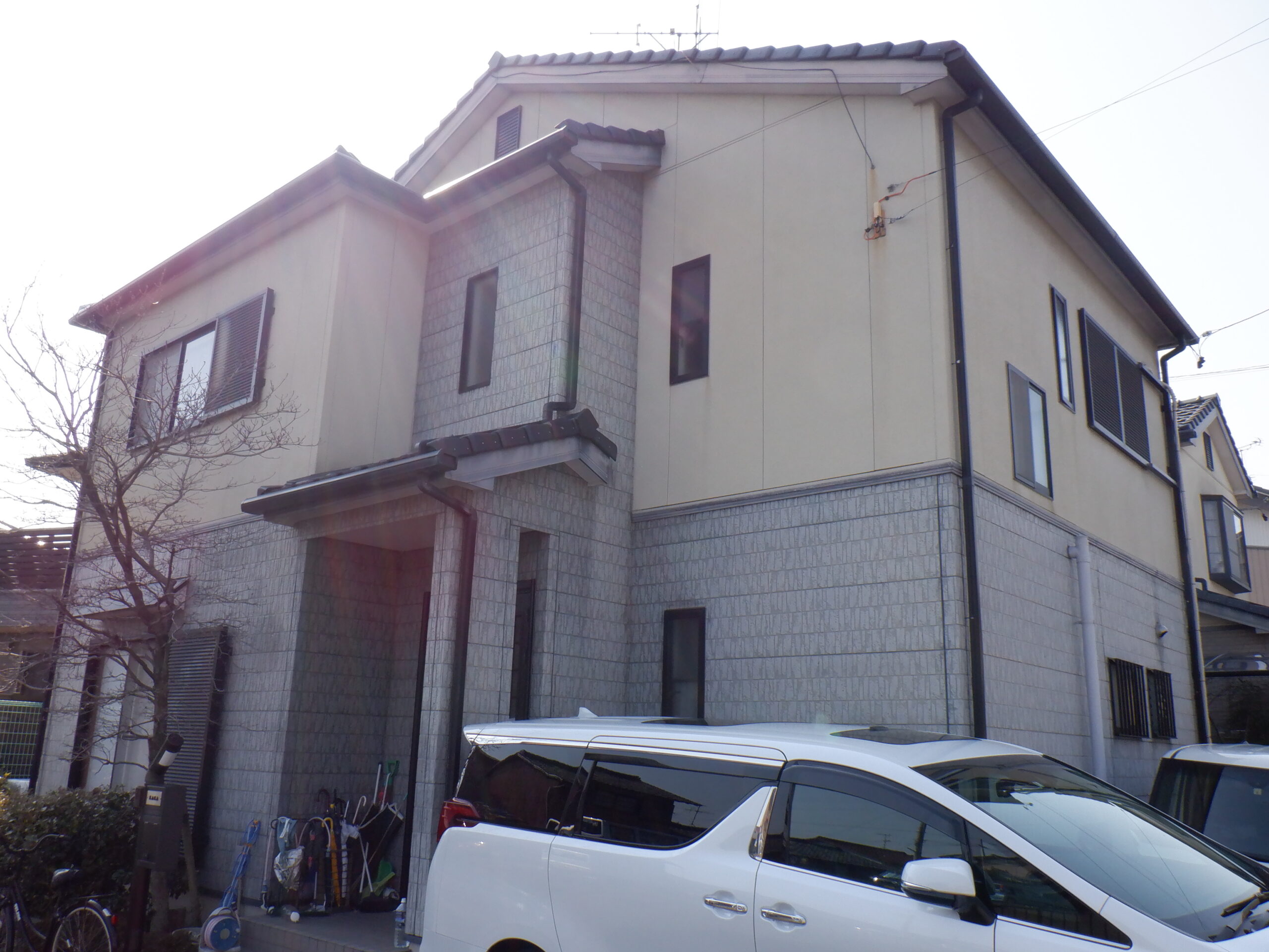 稲沢市 外壁塗装 K様邸|稲沢市の屋根塗装・外壁塗装フォーグッドBefore画像