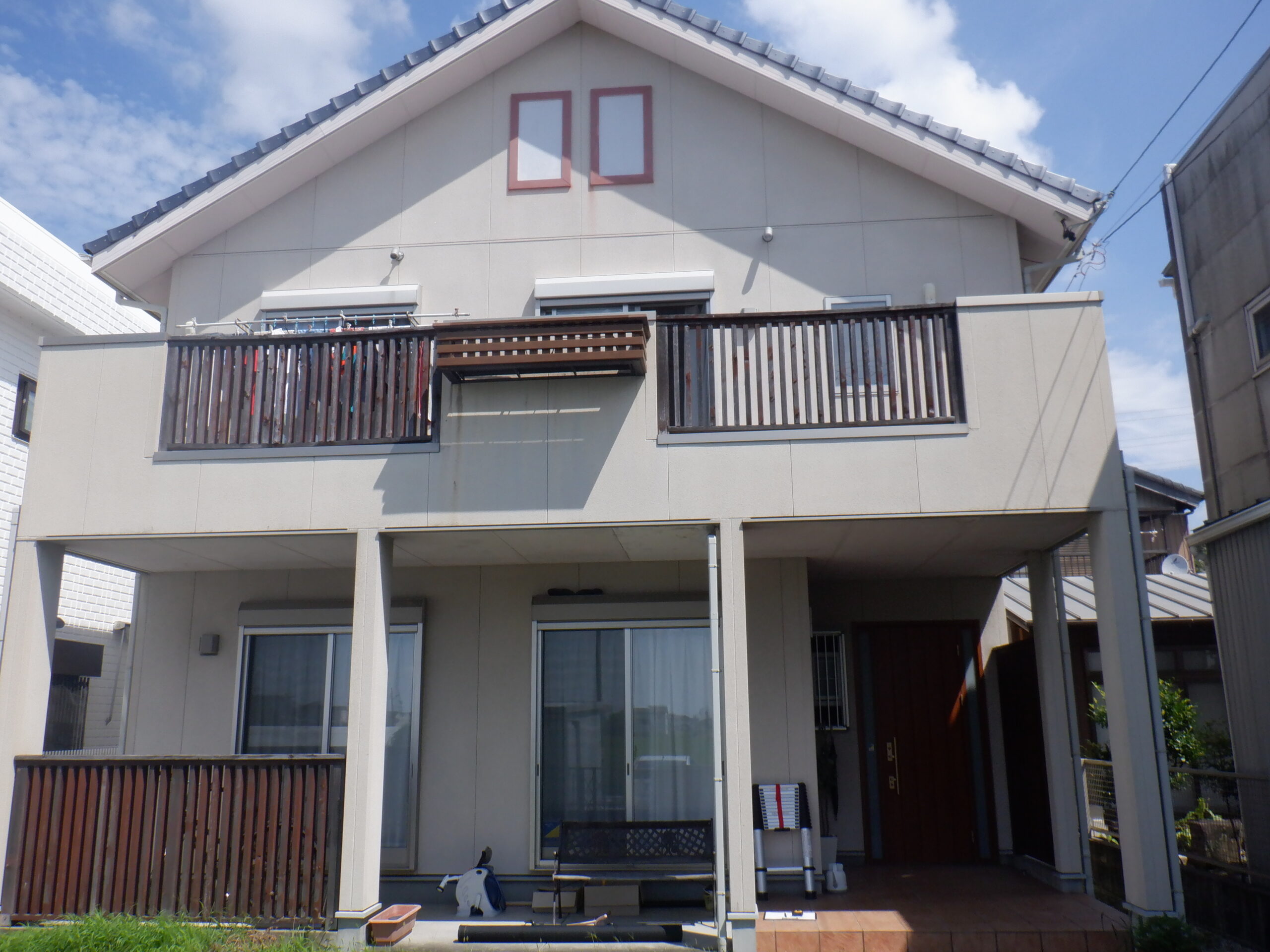 外壁塗装 稲沢市 I様邸|稲沢市の屋根塗装・外壁塗装フォーグッドBefore画像