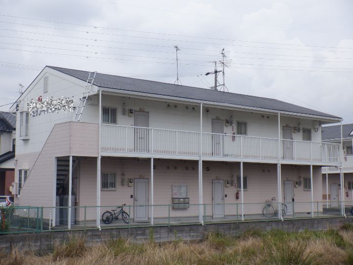 外壁塗装 一宮市 Eアパート|稲沢市の屋根塗装・外壁塗装フォーグッドBefore画像