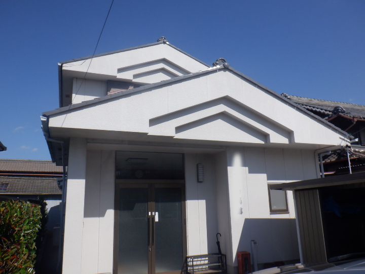外壁塗装 稲沢市 公民館|稲沢市の屋根塗装・外壁塗装フォーグッドBefore画像